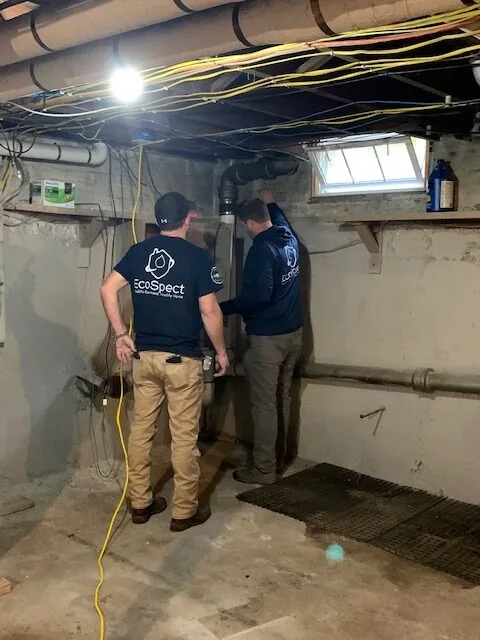 EcoSpect Basement Radon Inspection project
