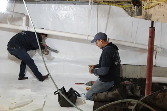 EcoSpect Crawl Space Repair project