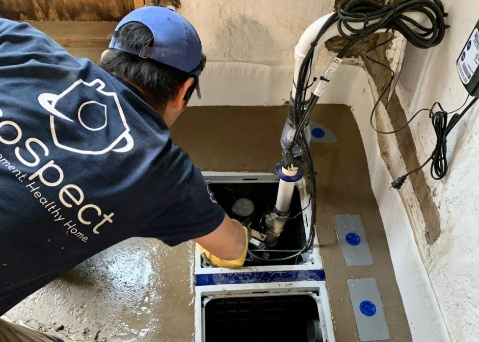 EcoSpect Sump Pump Installation project